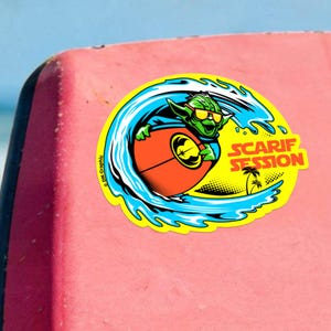 Sticker Yoda Bodyboard