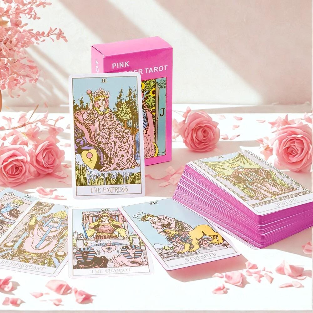 Pink tarot deck - Etsy 日本