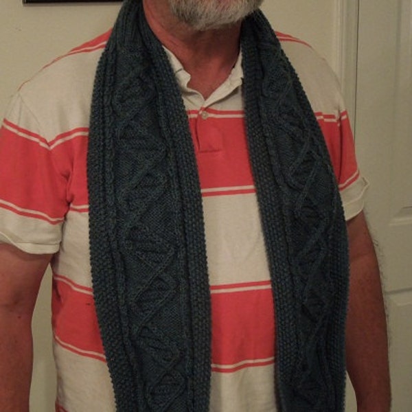 DNA Double Helix Scarf - 100% Wool