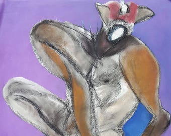 Male Nude Figure Drawing No 154 By Artist Lori Markman Etsy