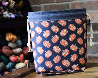 Medium Pumpkin Project Bag