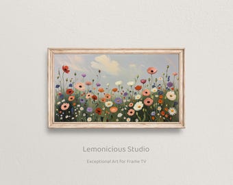 Wildflower Meadow Dreams | Samsung Frame TV Art