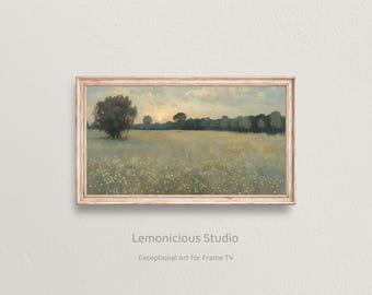 St Patricks Day Irish Shamrock Meadow Morning Landscape | Samsung Frame TV Art