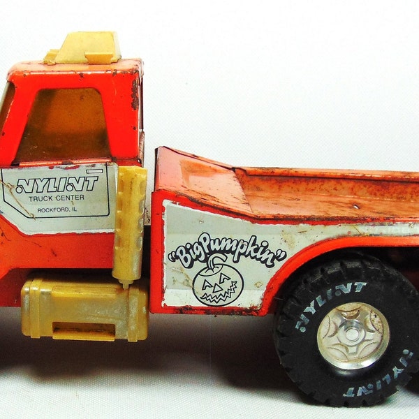 Retro Nylint Big Pumpkin Flat Bed Toy Truck (Ca. 1970's)