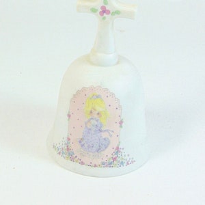 Collectible Precious Moments Religious Bell &quot;He Walks With Me&quot; (ca. 1991)
