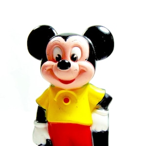 Collectible Mickey Mouse Coin Bank by Play Pal Plastics Inc.  (ca. 1980s)