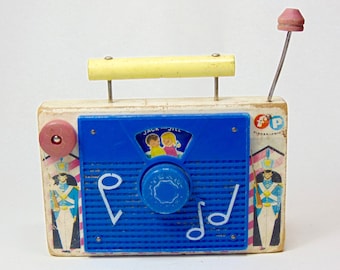 Collezionabile Pescatore di legno Prezzo Radio Plays Jack And Jill (ca. 1961)