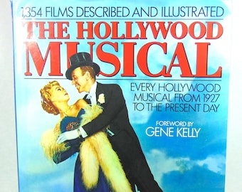 The Hollywood Musical Hardcover Book By Clive Hirschhorn (Ca. 1981)