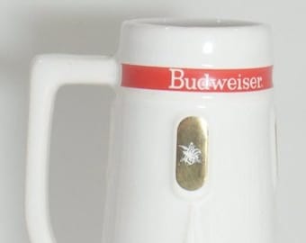 Vintage Breweriana ~ Beer Stein ~ Budweiser ~ 1970's