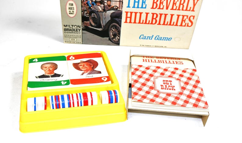 Retro Beverly Hillbillies Setback Card Game From 1963 - Etsy