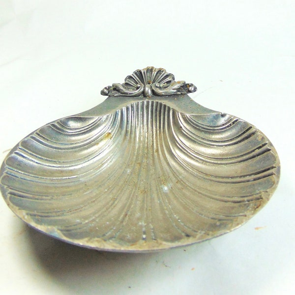 Collectible Reproduction of Sheffield England Design Clam Soap Dish (Ca. 1960's)
