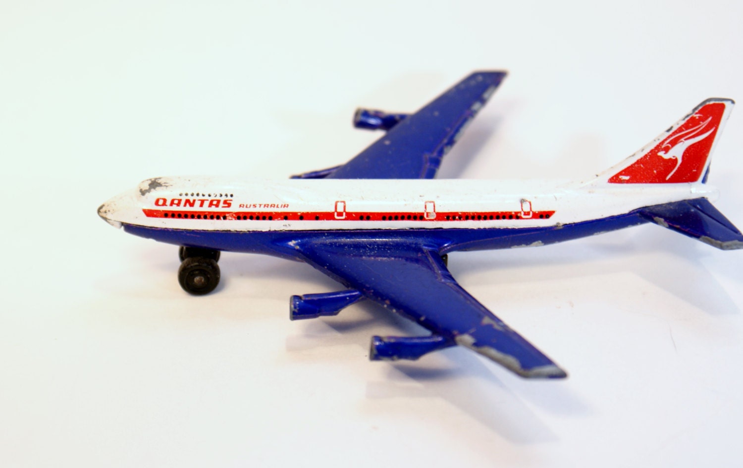 Vintage Toys Toy Planes Matchbox Qantas Boeing 747 1970s Etsy