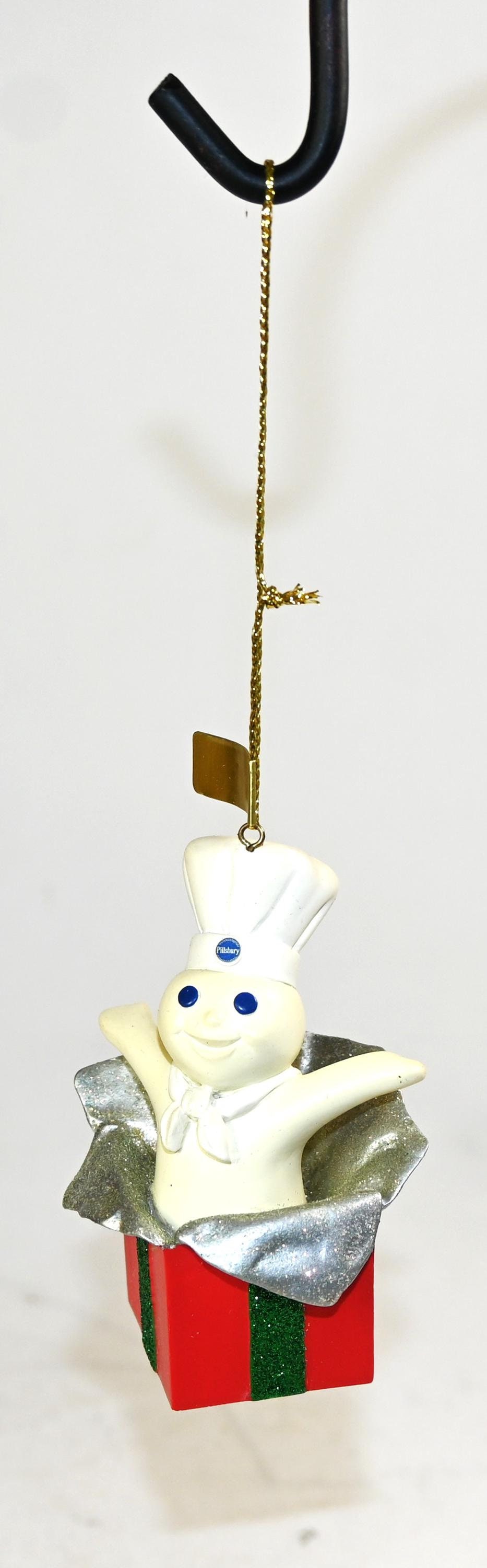 Collectible 2001 Pillsbury Doughboy "Doughboy Surprise" Ornament by Danbury Mint