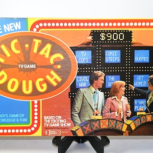 Retro Vintage Ideaal Tic Tac Dough-bordspel - compleet en klaar om te spelen!