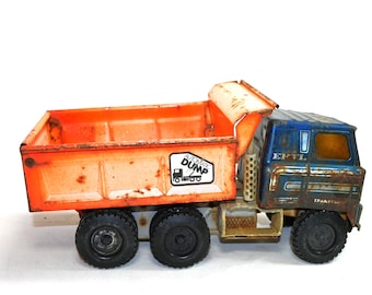 1970s Ertl Hydraulic Dump Truck | Pressed Steel | Restore or Display | International Transtar