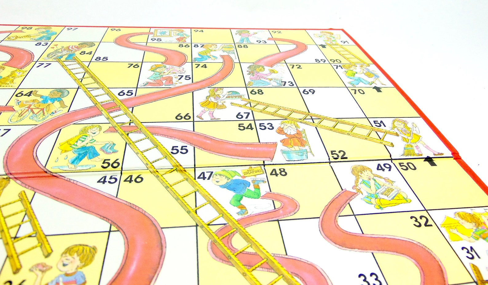 Retro Chutes and Ladders Board Game Not Complete see Description 1979 Etsy