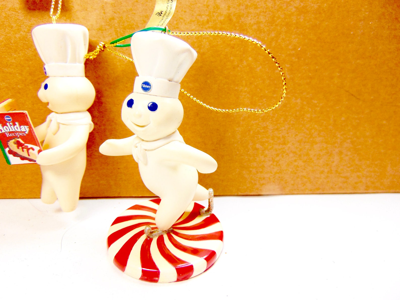 Collectible Pillsbury Doughboy Christmas Ornaments Set Of Four Etsy