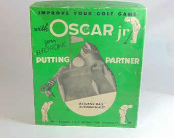 Vintage Retro Oscar Jr Electronic Putting Partner Ca. 1960s