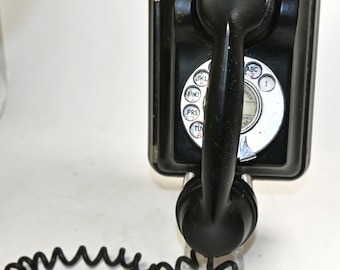 Vintage Western Electric Yellow Donut Phone, Vintage Bright Yellow