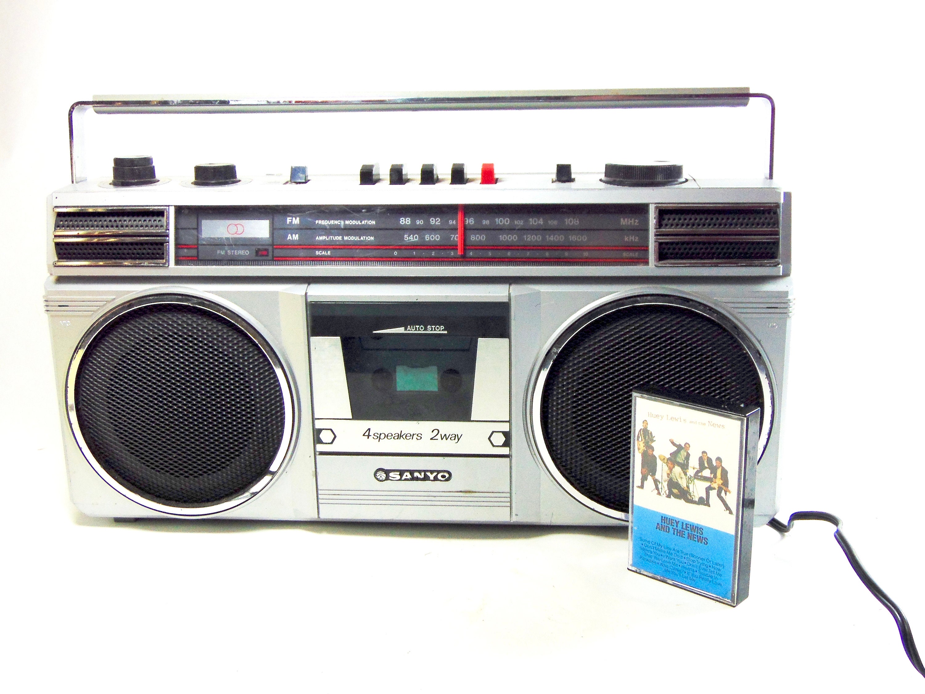 Ghettoblaster / Boombox Tensai PCR244 Clone De Sanyo M7900 Vintage