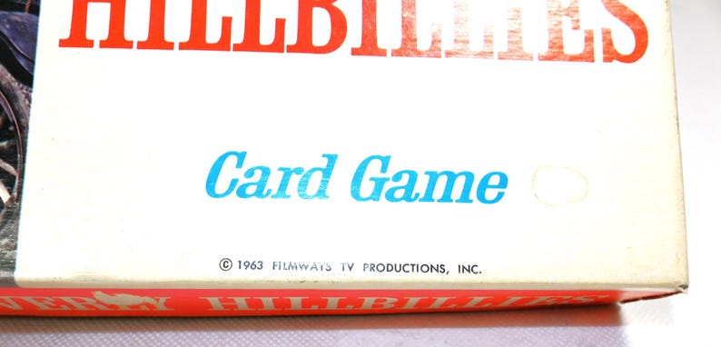 Retro Beverly Hillbillies Setback Card Game From 1963 - Etsy