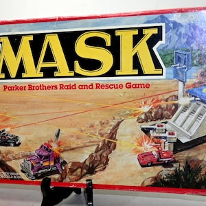 Vintage 1985 MASK Board Game Parker Brothers Raid and Rescue | Complete | Retro 80s Toy Adventure