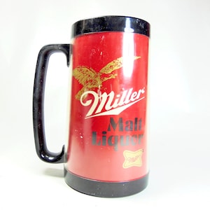 Collectible Miller Malt Liquor Thermo Serv Mug (Ca. 1970&#39;s)