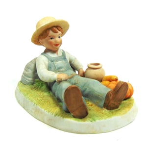 Collectible The Potter&#39;s House Kids &quot;Harvest Time&quot; Figurine (Ca. 2001)