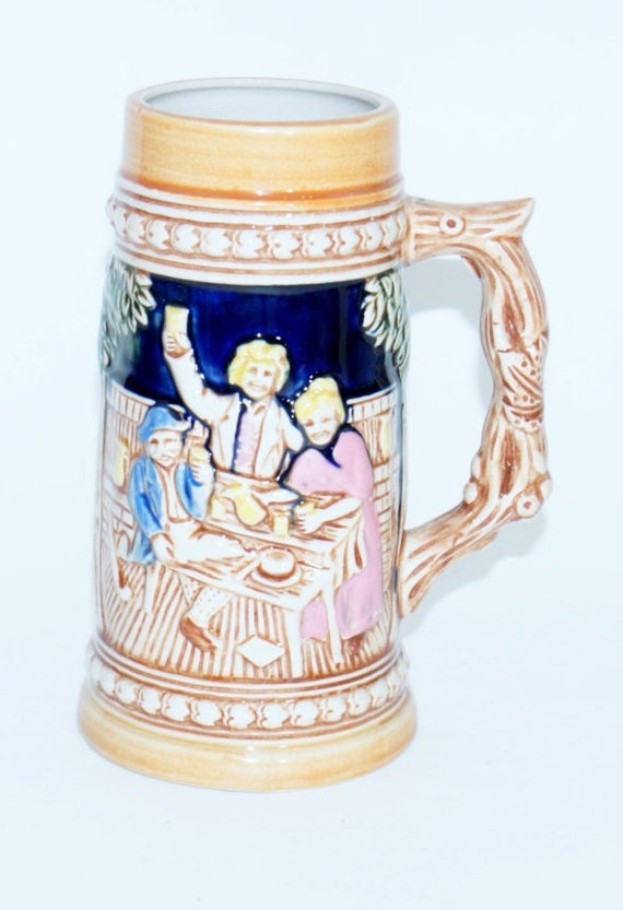 Collectible German Style Japanese Beer Stein ca. 1970's Etsy