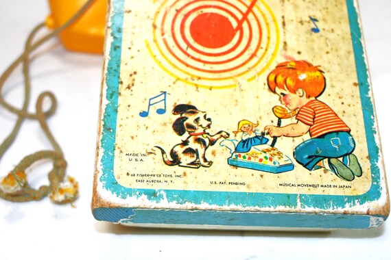 Vintage Fisher Price Pop-up-pal Chime Phone #150 – Misfit Toy 