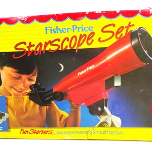 Retro Starscope Telescope Set By Fisher Price (Ca. 1986)