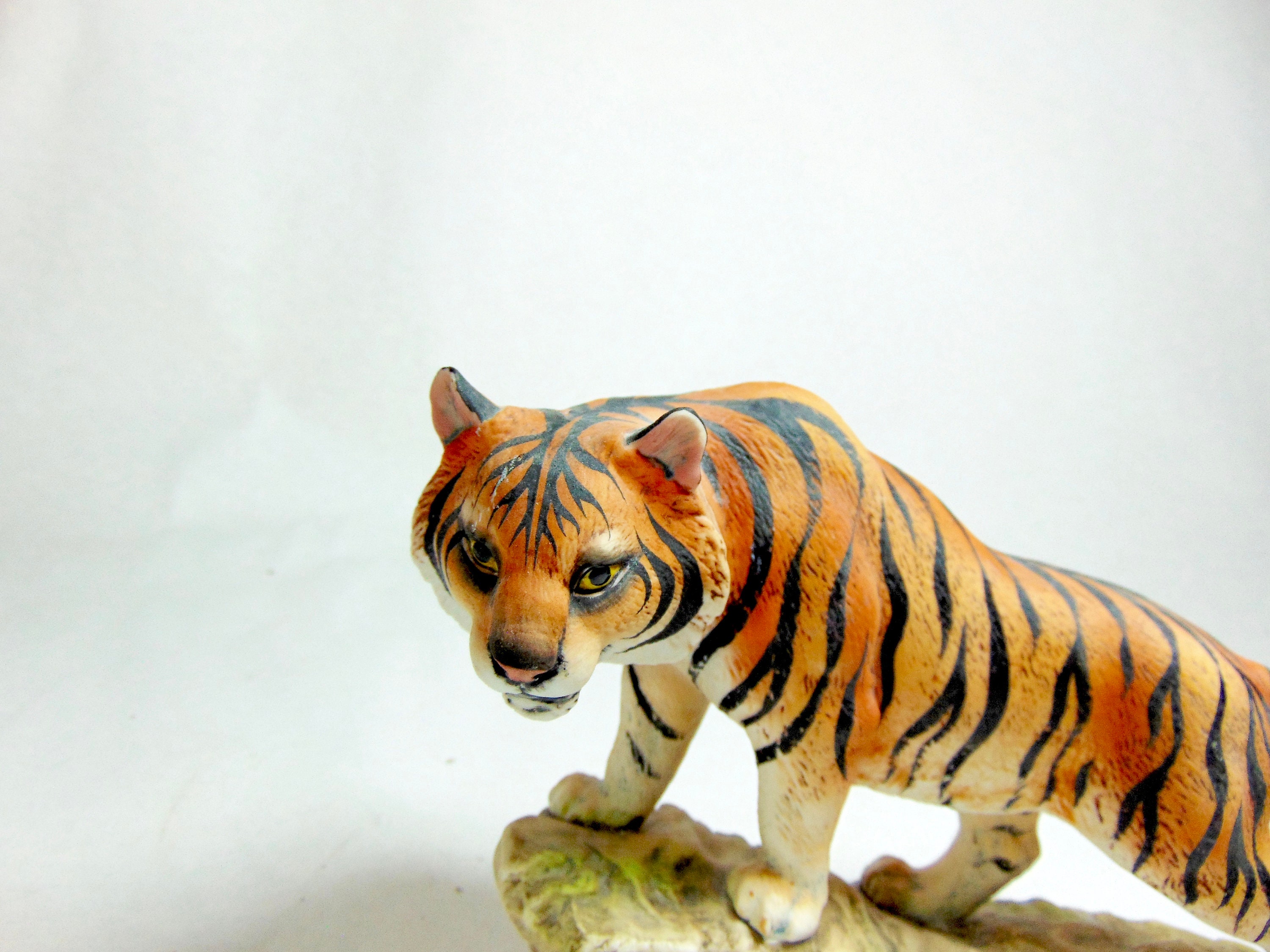 Collectible Bengal Tiger Porcelain Figurine by Andrea by Sadek Etsy