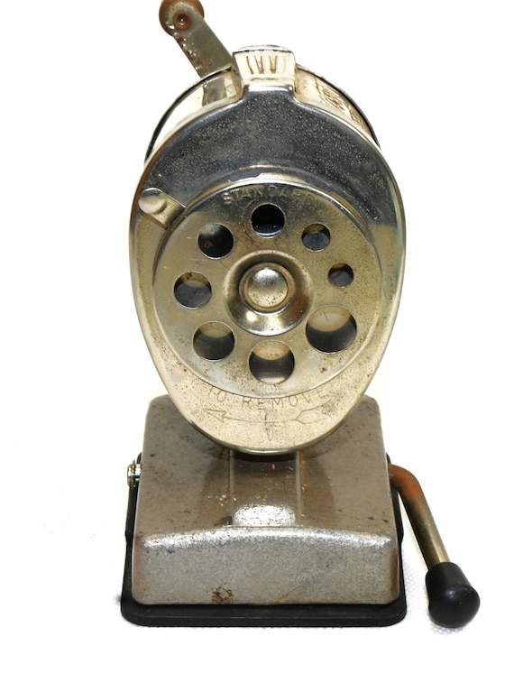 Vintage Antique Boston Vacuum Mount Pencil Sharpener 1890-1917