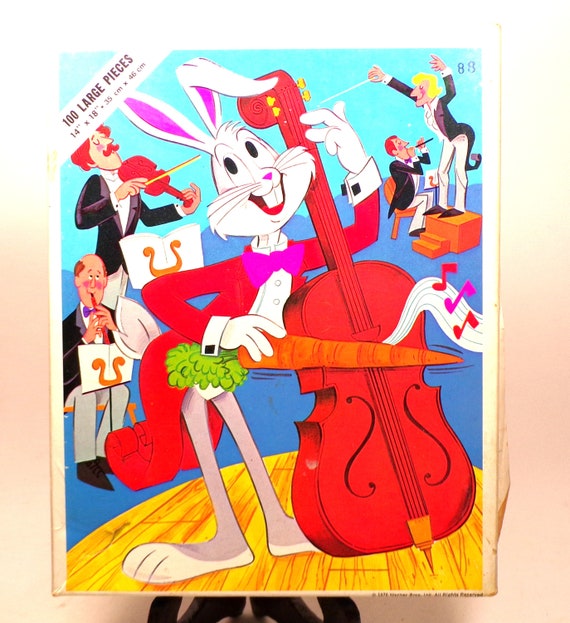 Retro Bugs Bunny 100 Piece Jigsaw Puzzle by Whitman (ca. 1978) - Etsy