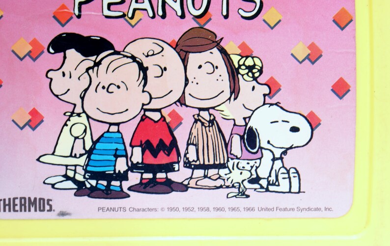 Vintage Lunchbox ~ Peanuts Gang ~ Snoopy ~ Plastic