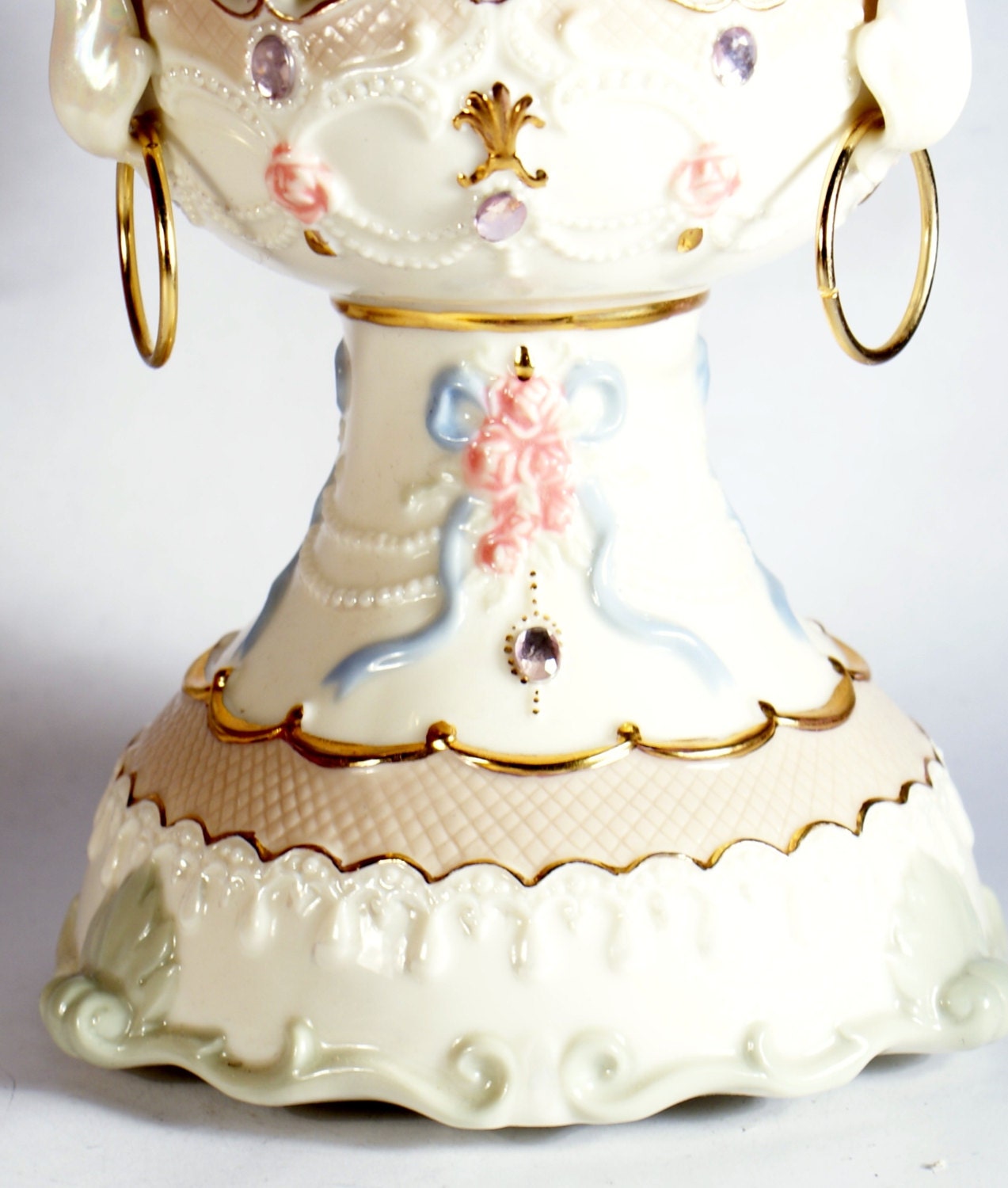 Carousel Snow Globe Music Box Horse Vintage Plays Musical Etsy