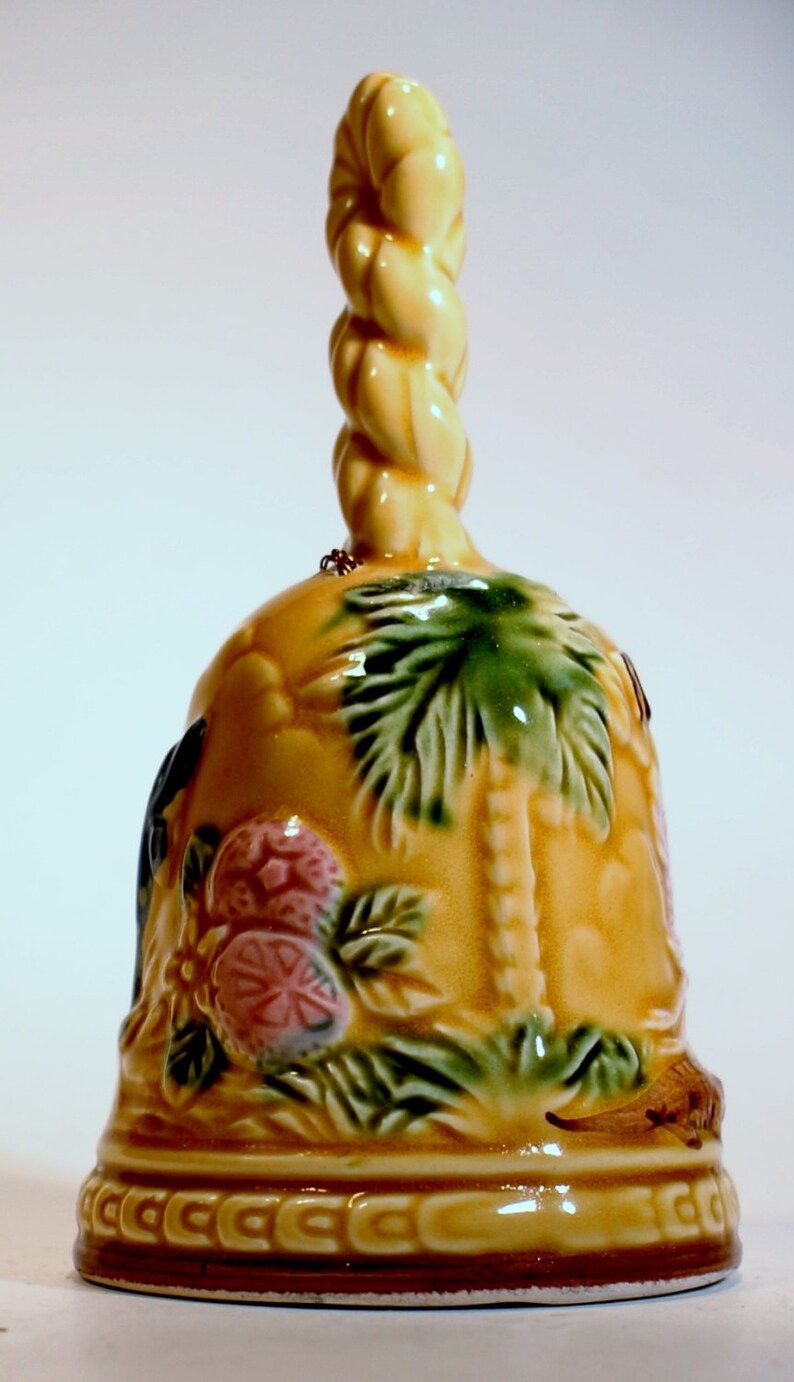 Vintage Souvenir Bell Florida Flamingo | Etsy