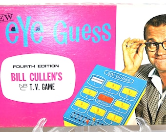 Retro Eye Guess Trivia Game from 1966 - Milton Bradley Fourth Edition