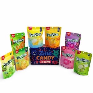 Żelki Peelerz Ultimate Fruit Box | Viral TikTok, zestaw odrywanych cukierków | Wysyłka z Kanady