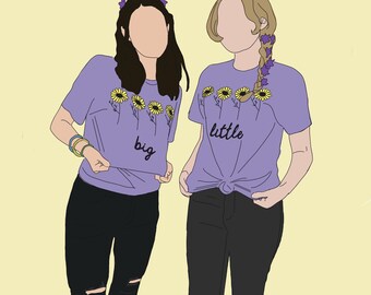 Ilustraciones personalizadas de la vida griega, grandes y pequeñas (descarga digital)