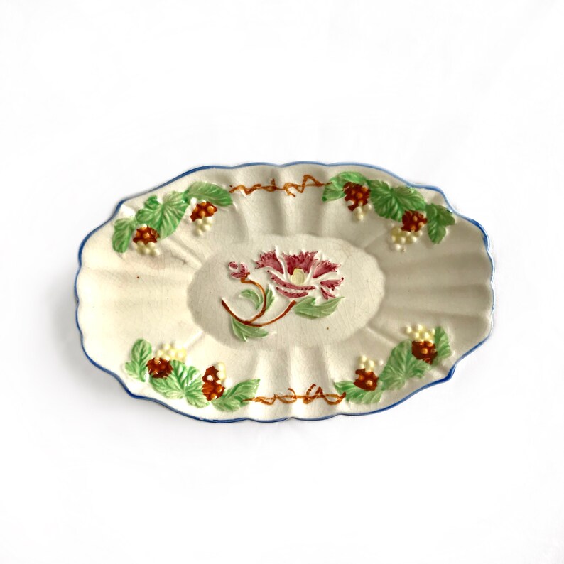 Antique Olive Dish Hand Painted in Japan K Japan Grape Etsy