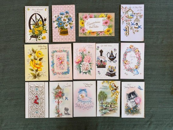 Carte de voeux avec enveloppe - lot de 40 cartes Belle Année