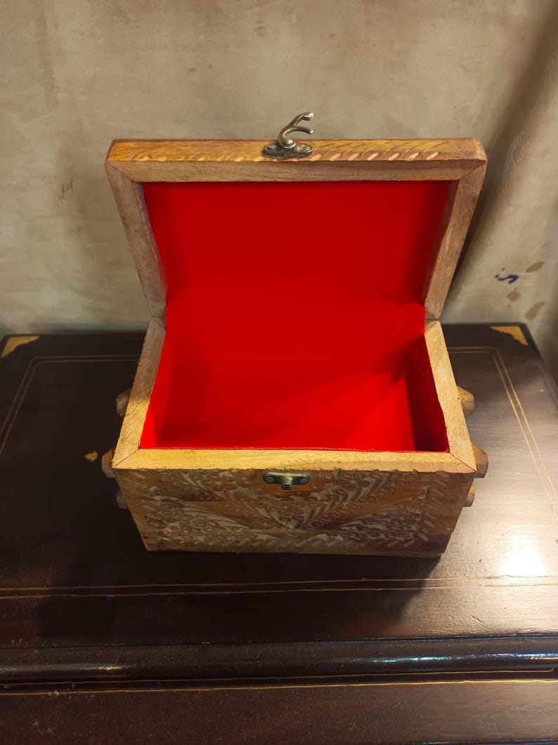 Multi-Tier Wooden Jewelry Box image 5