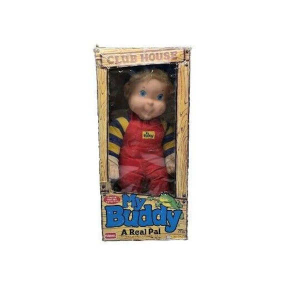 1991 Playskool MY BUDDY (blonde Hair Blue Eyes) Real Pal Doll in  display picture 1