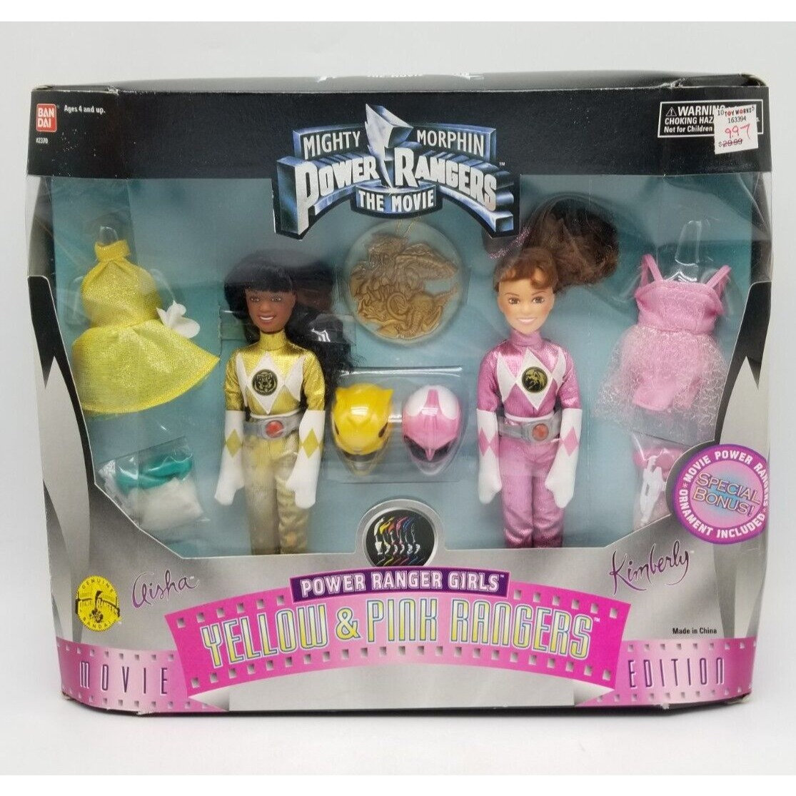 pink power ranger doll