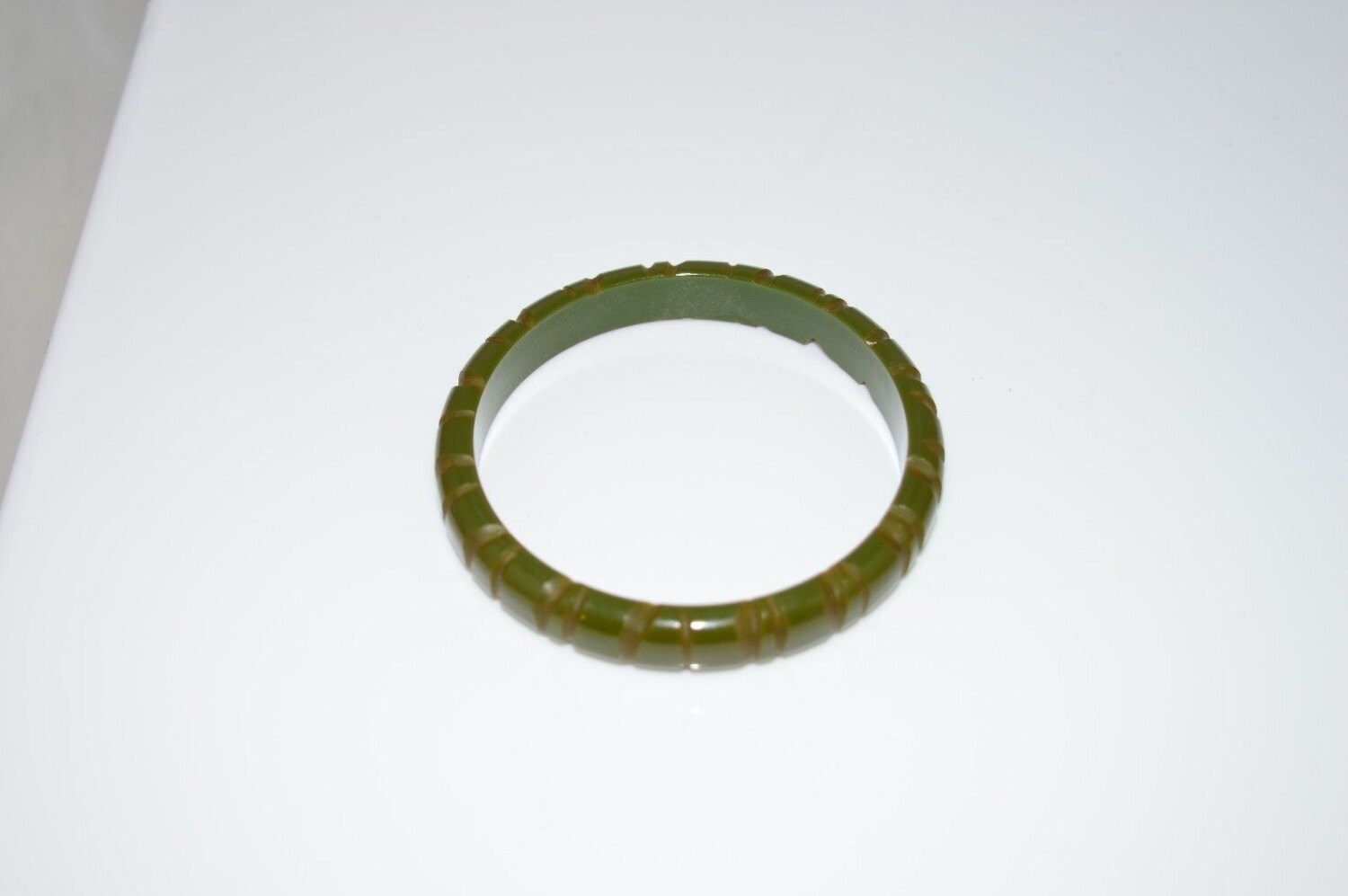 These Are BAKELITE tested And True...5 Amazing Bracelets Green Bakelite Bangles Unusual bakelite and wood bead bracelet main image 4
