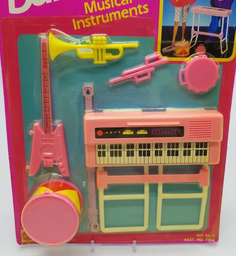 Mattel Barbie 1992 Vintage Barbie Musical Instruments Sealed Etsy