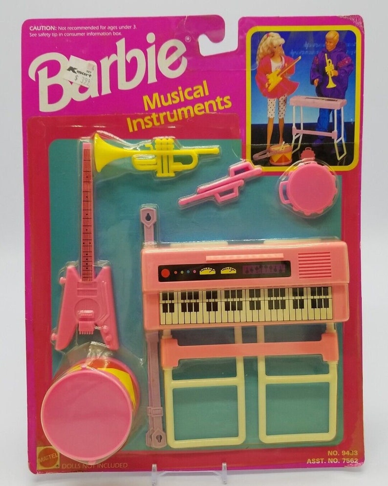 Mattel Barbie 1992 Vintage Barbie Musical Instruments Sealed Etsy