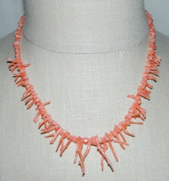 VTG アンティーク 南西部 エンジェルスキン ピンク ブランチ 天然珊瑚