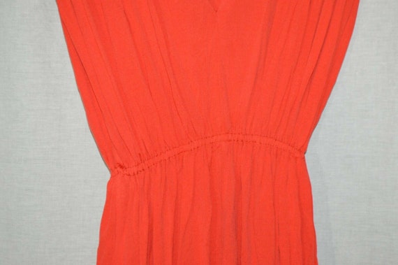 Gertrude Frank Brookline Red Lightweight Rayon 19… - image 4